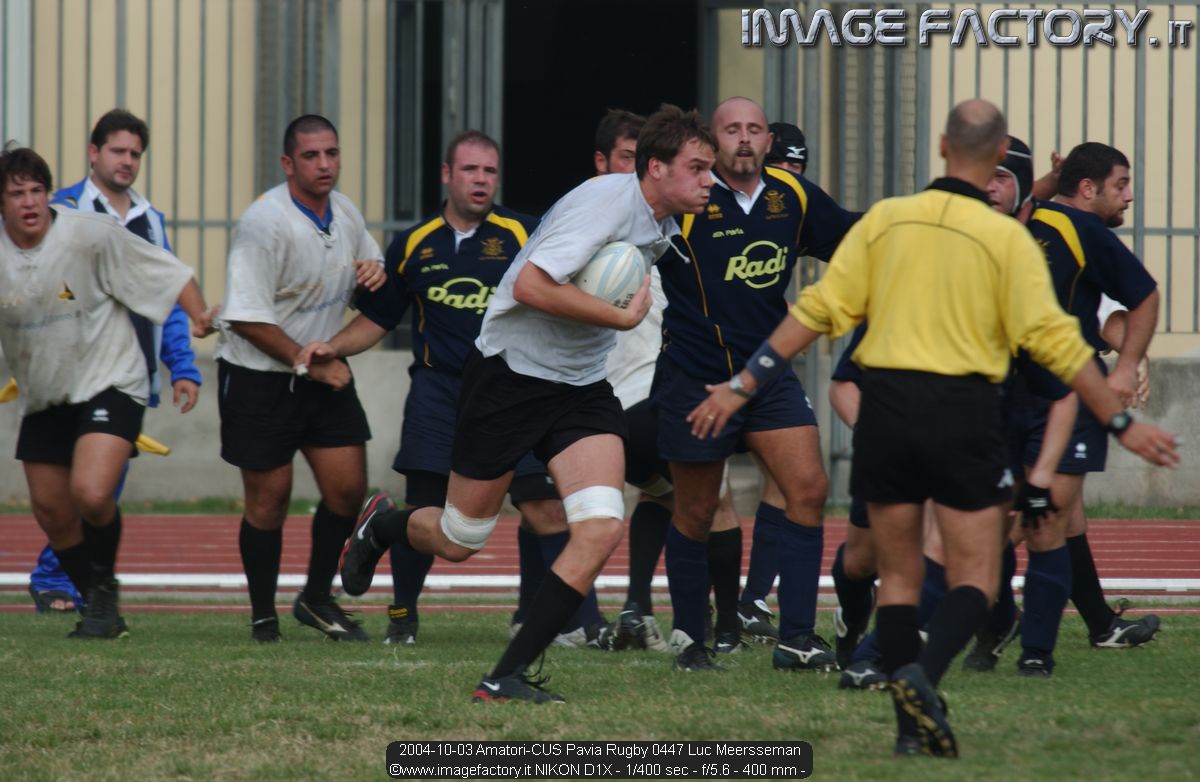 2004-10-03 Amatori-CUS Pavia Rugby 0447 Luc Meersseman